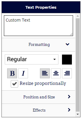 Position Controls
